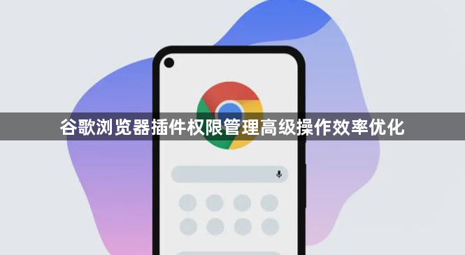 谷歌浏览器插件权限管理高级操作效率优化1