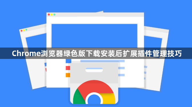 Chrome浏览器绿色版下载安装后扩展插件管理技巧1