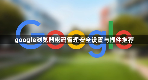 google浏览器密码管理安全设置与插件推荐1