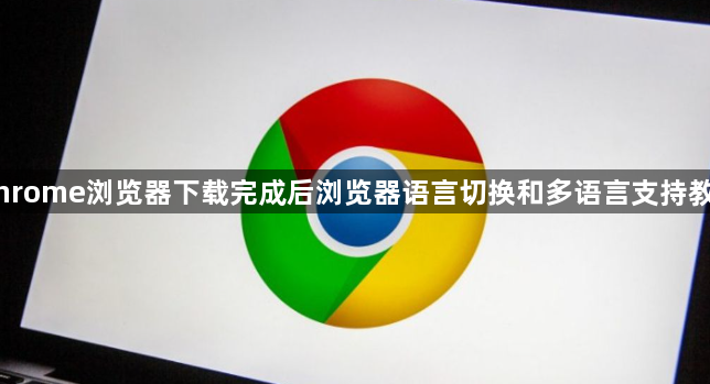 Chrome浏览器下载完成后浏览器语言切换和多语言支持教程1
