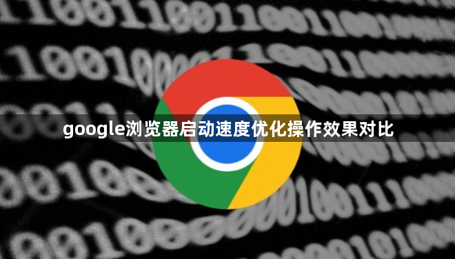 google浏览器启动速度优化操作效果对比1