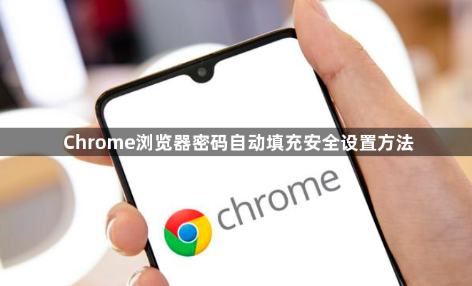 Chrome浏览器密码自动填充安全设置方法1