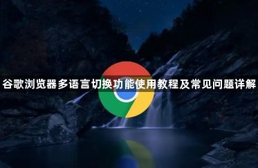 谷歌浏览器多语言切换功能使用教程及常见问题详解1