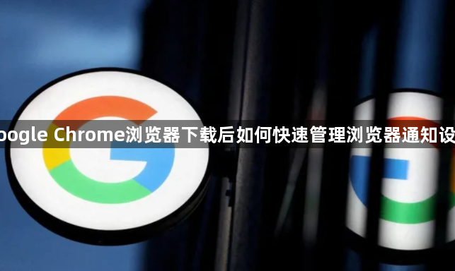 google Chrome浏览器下载后如何快速管理浏览器通知设置1