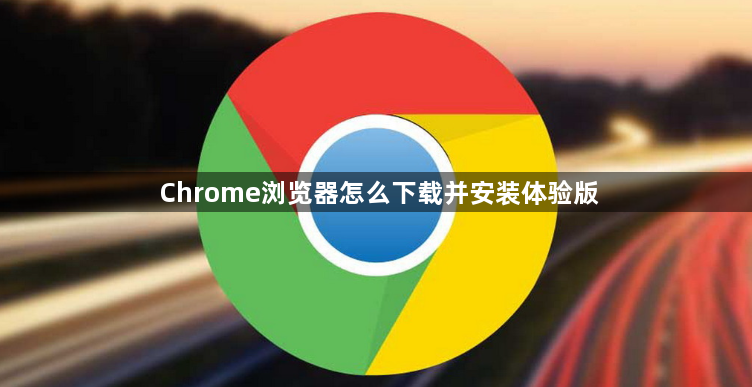 Chrome浏览器怎么下载并安装体验版1