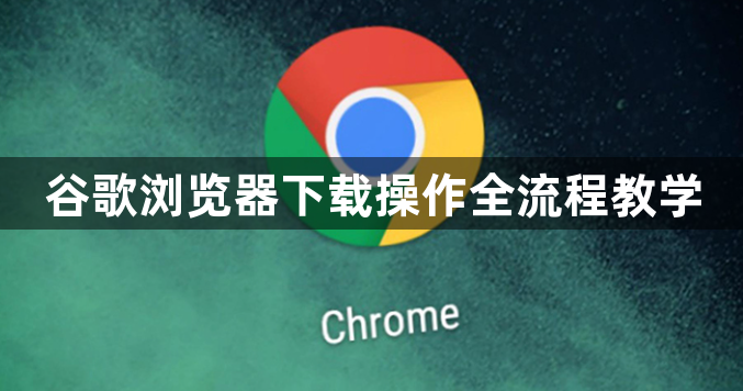 谷歌浏览器下载操作全流程教学1