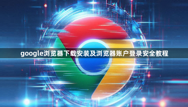 google浏览器下载安装及浏览器账户登录安全教程1