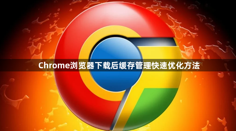 Chrome浏览器下载后缓存管理快速优化方法1