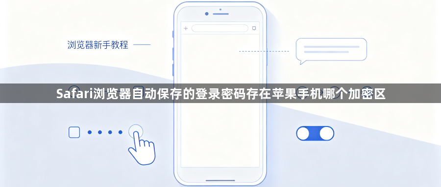 Safari浏览器自动保存的登录密码存在苹果手机哪个加密区1