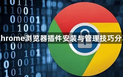 Chrome浏览器插件安装与管理技巧分享1