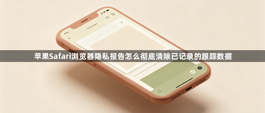 苹果Safari浏览器隐私报告怎么彻底清除已记录的跟踪数据1