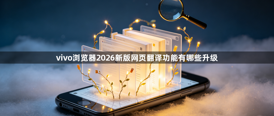 vivo浏览器2026新版网页翻译功能有哪些升级1