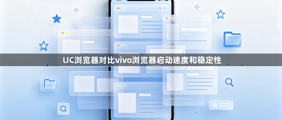 UC浏览器对比vivo浏览器启动速度和稳定性1