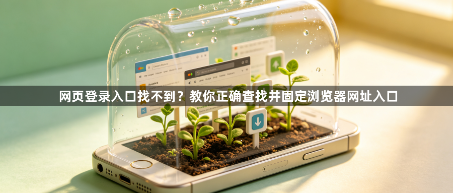 网页登录入口找不到?教你正确查找并固定浏览器网址入口1