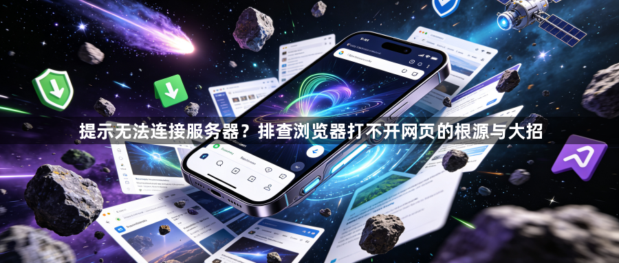 提示无法连接服务器?排查浏览器打不开网页的根源与大招1