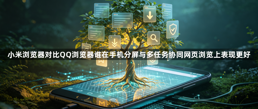小米浏览器对比QQ浏览器谁在手机分屏与多任务协同网页浏览上表现更好1
