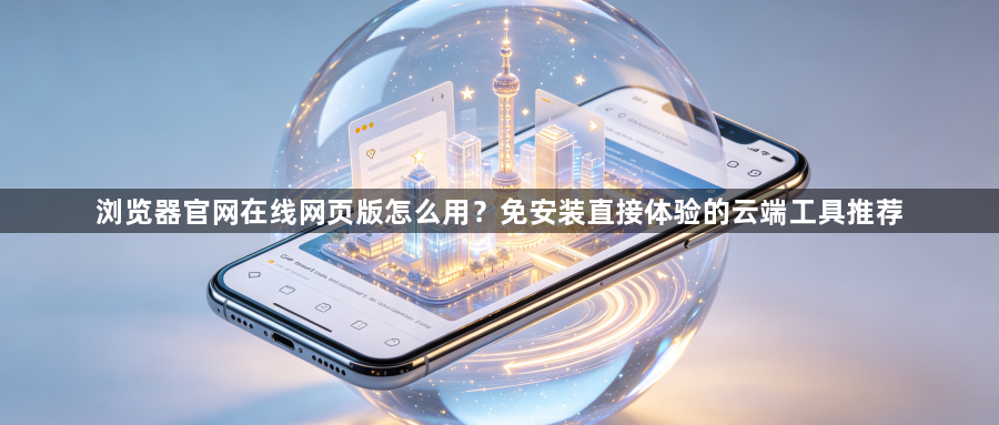 浏览器官网在线网页版怎么用?免安装直接体验的云端工具推荐1