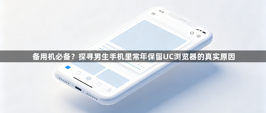 备用机必备?探寻男生手机里常年保留UC浏览器的真实原因1