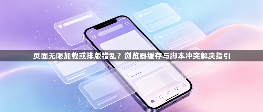 页面无限加载或排版错乱?浏览器缓存与脚本冲突解决指引1