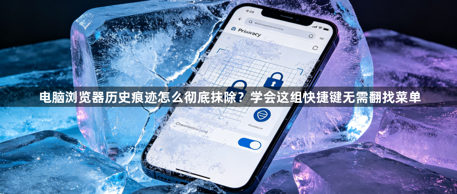 电脑浏览器历史痕迹怎么彻底抹除?学会这组快捷键无需翻找菜单1