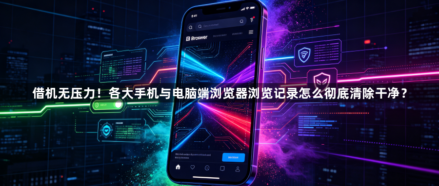借机无压力!各大手机与电脑端浏览器浏览记录怎么彻底清除干净?1