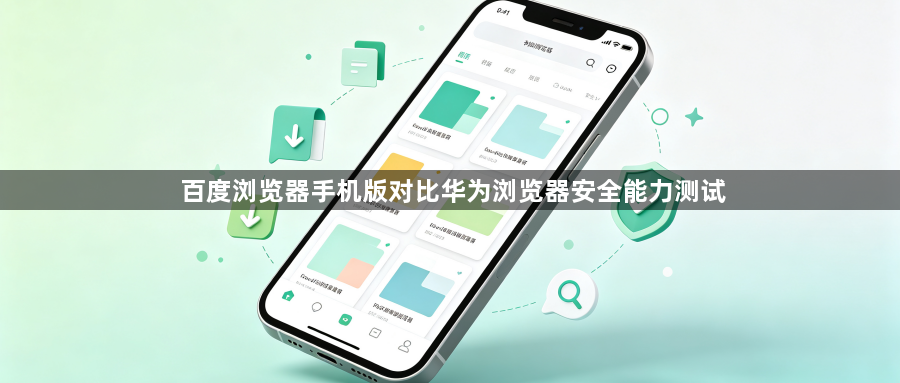百度浏览器手机版对比华为浏览器安全能力测试1