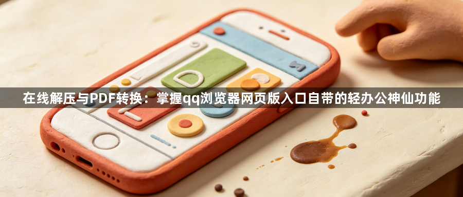 在线解压与PDF转换：掌握qq浏览器网页版入口自带的轻办公神仙功能1