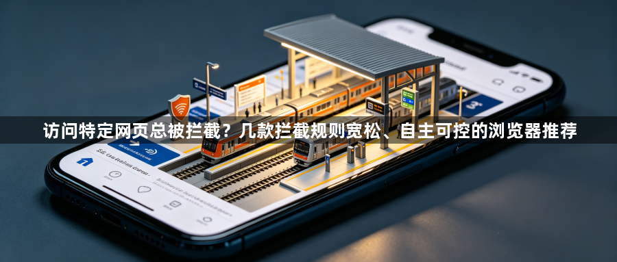 访问特定网页总被拦截?几款拦截规则宽松、自主可控的浏览器推荐1