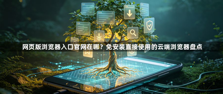 网页版浏览器入口官网在哪?免安装直接使用的云端浏览器盘点1