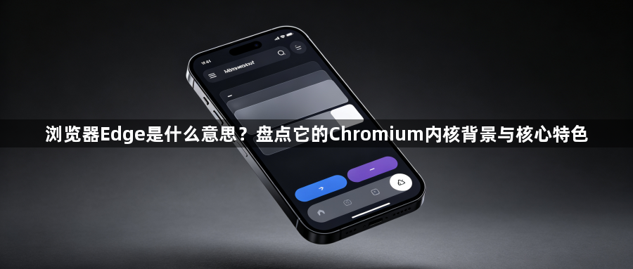 浏览器Edge是什么意思？盘点它的Chromium内核背景与核心特色1