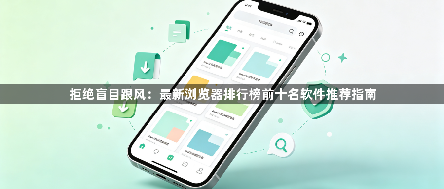 拒绝盲目跟风:最新浏览器排行榜前十名软件推荐指南1
