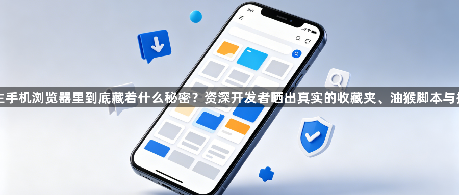 男生手机浏览器里到底藏着什么秘密?资深开发者晒出真实的收藏夹、油猴脚本与扩展1