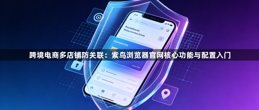 跨境电商多店铺防关联：紫鸟浏览器官网核心功能与配置入门1
