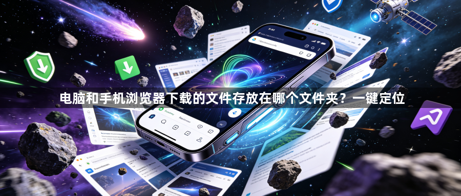 电脑和手机浏览器下载的文件存放在哪个文件夹?一键定位1