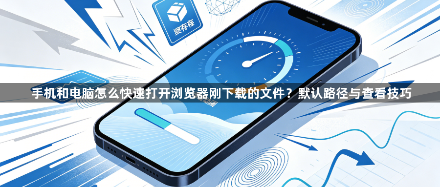 手机和电脑怎么快速打开浏览器刚下载的文件?默认路径与查看技巧1