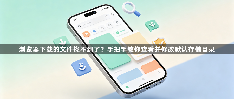 浏览器下载的文件找不到了？手把手教你查看并修改默认存储目录1